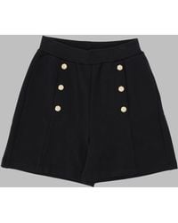 Balmain - Mini Cotton Trousers For Girls - Lyst