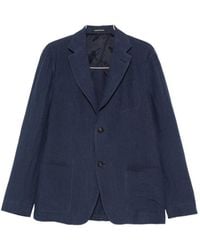 Emporio Armani - Line Single-Breasted Jacket - Lyst