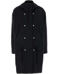 Prada - Hood Trench Coat - Lyst
