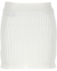 Hervé Léger - 'ottoman Low Rise Mini' Rok - Lyst