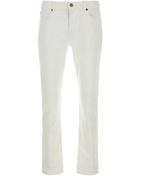 7 For All Mankind - Solid Straight Jeans - Lyst