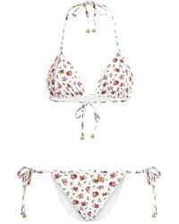 Dolce & Gabbana - Dolce & Gabbana Floral Bikini - Lyst