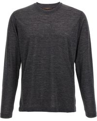 Zanone - T-shirt en laine légère - Lyst