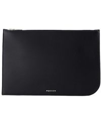 McQueen - L Sling Crossbody Alexander Mc Queen Leather Black - Lyst