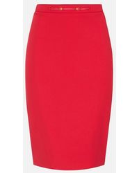 Elisabetta Franchi - Skirt With Jewel Detail - Lyst