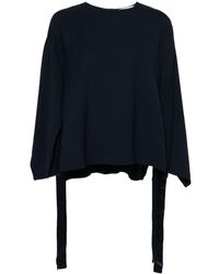 Erika Cavallini Semi Couture - Cady Textuur Blouse - Lyst