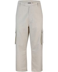 Daily Paper - Cargo Di Lino Pantalone Di Carta Giornaliera - Lyst