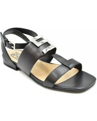 Sergio Rossi - Sandalen Schwarz - Lyst