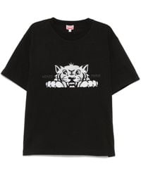KENZO - Gots Happy Tiger T Shirt - Lyst