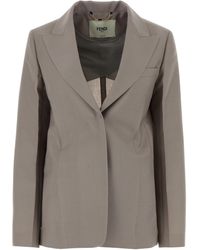 Fendi - Wool Blazer - Lyst