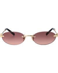 Tiffany & Co. - Oval Sunglasses 0 Tf3119 D 62408 D - Lyst