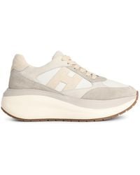 Hogan - 'Chunky' Leather Sneakers - Lyst
