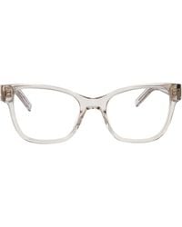 Saint Laurent - Acetate Glasses - Lyst