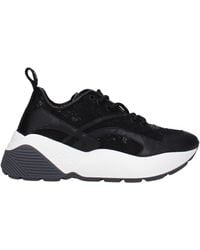 Stella McCartney - Black Fabric Sneakers - Lyst