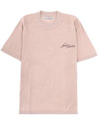 Acne Studios - T Shirt With Logo - Lyst