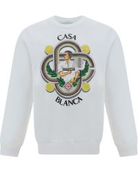 Casablancabrand - Cotton Logo Sweatshirt - Lyst