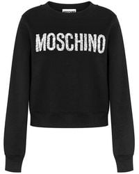 Moschino - Face-Print Sweatshirt - Lyst