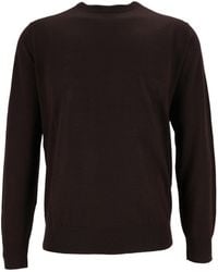 Ballantyne - Wool Round-Neck Sweater - Lyst