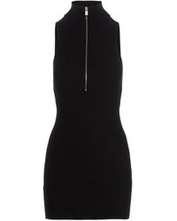 1017 ALYX 9SM - 1017 Alyx 9 Sm Geribbelde Gebreide Jurk - Lyst