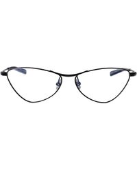 Saint Laurent - Transparent Metal Glasses - Lyst