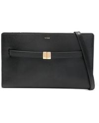 TOTEME - Belted Leather Crossbody Bag - Lyst