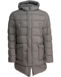 Herno - Long Down Jacket With Hood Jackets And Coats - Lyst