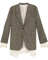 Our Legacy - Drip Oversized Blazer Met Kant - Lyst