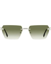 DSquared² - Sonnenbrille D2 0102/S 0109 K Silber/Grün Unisex - Lyst