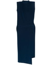 Calvin Klein - Body Wrap Midi Dress Clothing - Lyst