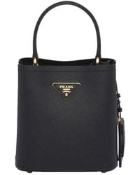 Prada - Kleine Tas Van Saffianoleer - Lyst