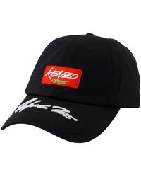 KENZO - Cap Hat Nylon Black - Lyst