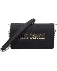 Just Cavalli - Gewoon Cavalli Schoudertassen Vrouwen Polyester Zwart - Lyst