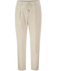 Herno - Technical Fabric Drawstring Trousers - Lyst