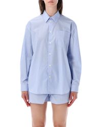 Sporty & Rich - Oversized Shirt Stripe - Lyst