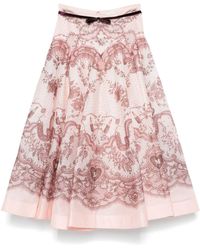 Zimmermann - Midi Skirts - Lyst