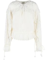 Isabel Marant - 'nowana' Witte Katoenen Blouse - Lyst