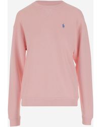 Polo Ralph Lauren - Sudadera de mezcla de algodón de con logotipo - Lyst