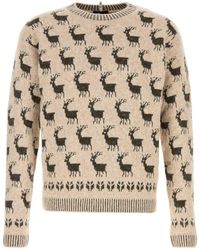 Moncler - Embroidered Alpaca-Blend Sweater - Lyst