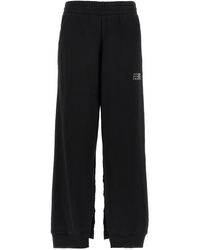 MM6 by Maison Martin Margiela - Numeric Signature Mm6 Pantaloni Nero-Donna - Lyst