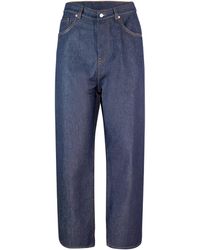 Drole de Monsieur - Drôle De Monsieur Jeans Baggy Blu - Lyst