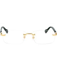 Gucci - Optical Frames Gg1221O Metal Glasses - Lyst
