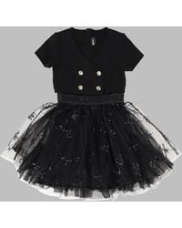 KARL LAGERFELD - Chic Mini Dress For Girls - Lyst
