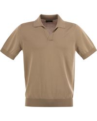 Peserico - Polo con hilo de algodón puro - Lyst