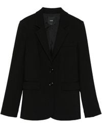 Pinko - Blazer Met Bewerkte Revers - Lyst