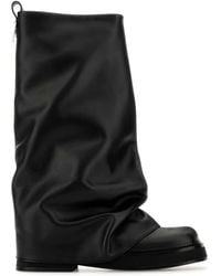 The Attico - Leather Ankle Boots 'Robin' - Lyst