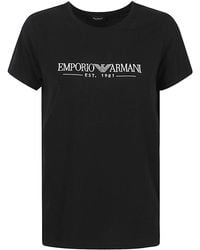 Emporio Armani - Cotton T-Shirts And Polos - Lyst