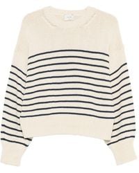 Alysi - Cotton Crewneck Sweater - Lyst