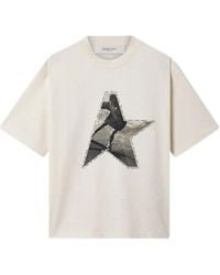 Golden Goose - Printed Cotton T-Shirt - Lyst