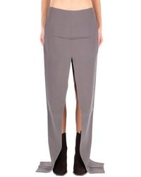 Rick Owens - Solid Maxi Skirt - Lyst