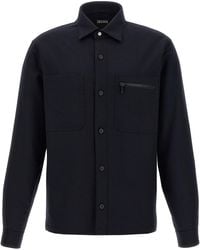 ZEGNA - Techmerino Overshirt - Lyst